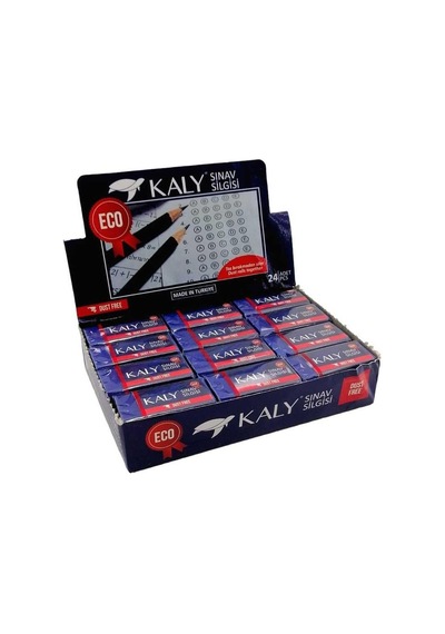 Kaly 24 Adet Mavi Sınav Silgisi Art.591 1 Paket 24lü Silka