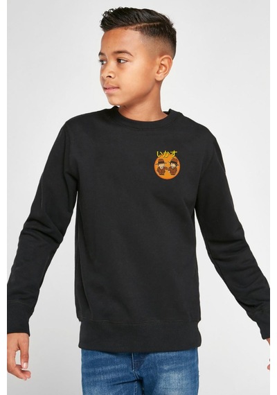 Tshirthane Dragon Ball Z Anime Cool Style Siyah Çocuk 2ip Sweatshirt 001 Siyah