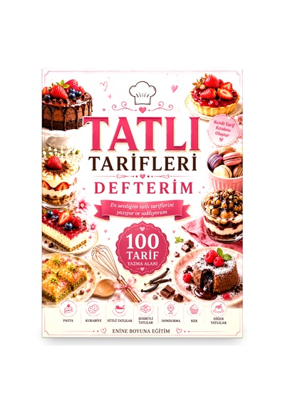 Tatlı Tarifleri Defterim Çok Renkli