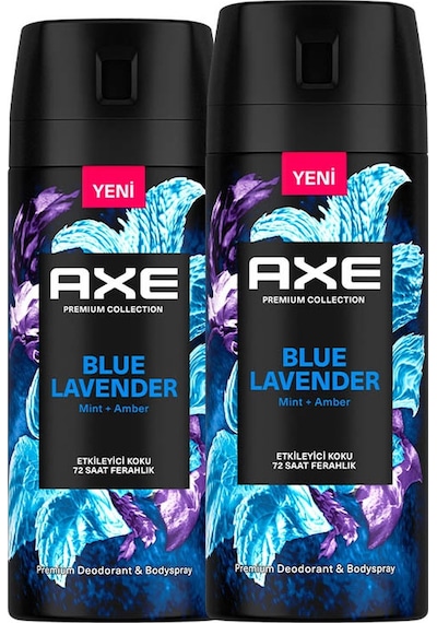 Axe Blue Lavender Erkek Sprey Deodorant 2 x 150 ML