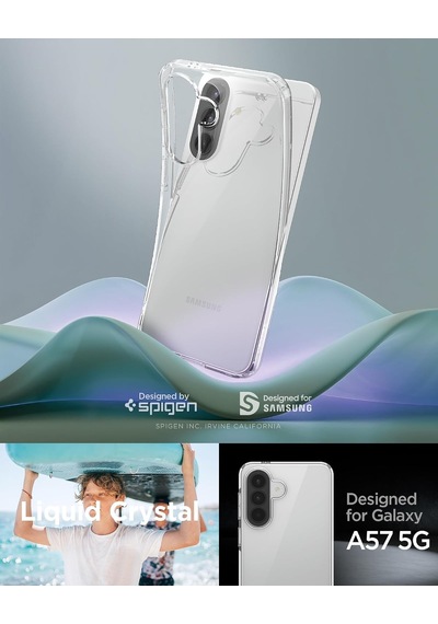 Galaxy A57 İle Uyumlu Kılıf Liquid Crystal Clear - Acs11127