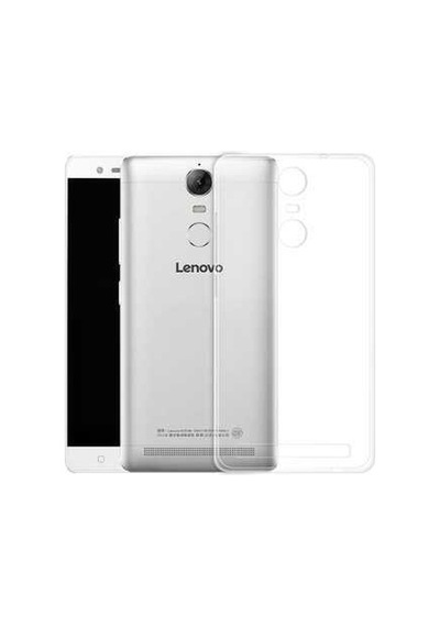 Lenovo K5 Note Kılıf Zore Süper Silikon Kapak Renksiz