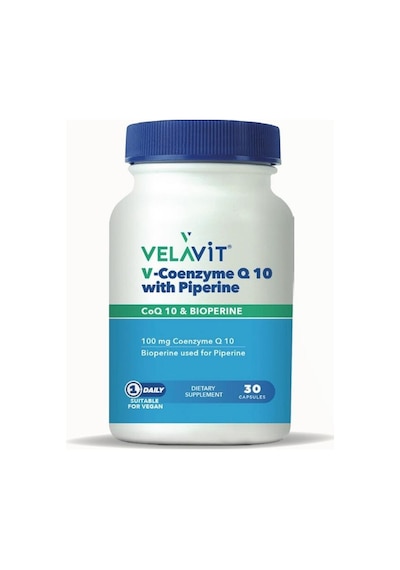 Velavit V-coenzyme Q10 With Piperine 30 Kapsül