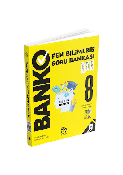 Model Eğitim Yayınları 8. Sınıf Banko Fen Bilimleri Soru Bankası