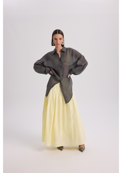 Mai Collection Mai Studios Co. Lyra Oversize Antrasit Gömlek Antrasit