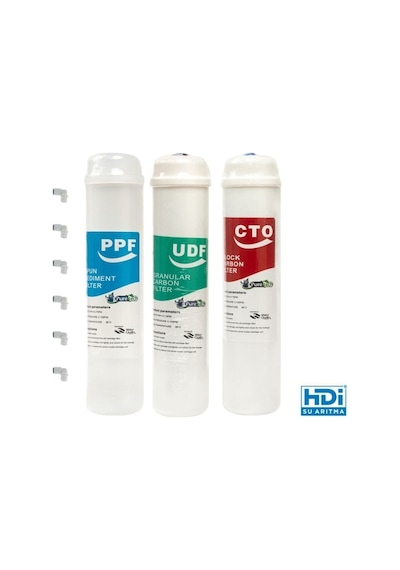 Puretech Yakut-Optima Cihazlarına Uygun 3'Lü Kokonatlı Filtre