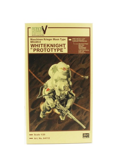 1/20 Moon Type Mk44h-0 Whiteknight Prototype Maketi, Hasegawa 64112