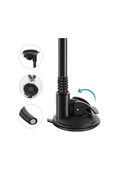 Linktech H711 Vantuzlu Uzun Kol Araç İçi Telefon Tutucu