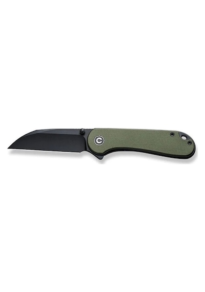Civivi Elementum Flipper & Thumb Stud Knife Green G10 Handle Kamp Çakı Yeşil