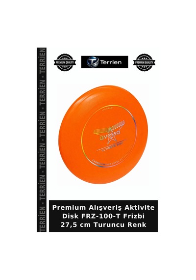 Premium Alışveriş Aktivite Disk Frz-100-t Frizbi 27,5 Cm Turuncu Renk