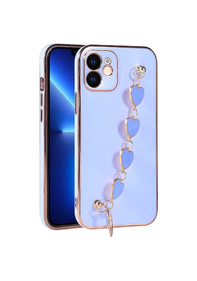 Apple Uyumlu iPhone 11 Uyumlu Zore Kalbim Kılıf-lila Lila -
