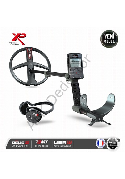 Xp Deus 2 Rc Metal Dedektörü 28 Cm Fmf Başlık + Wsa2 St Kablosuz Kulaklık Genel Kullanım