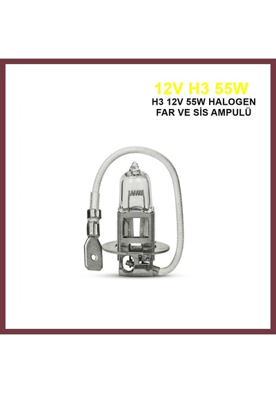 Storeşahin Trifa H3 Halojen Far Ampülü 12v 55watt Sarı Shn0720