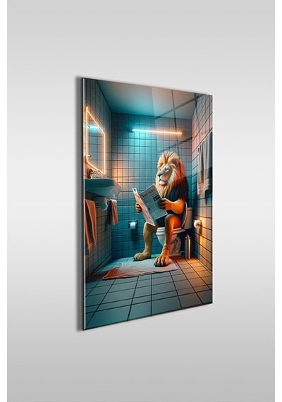 Aslan Molada Dikey Cam Tablo