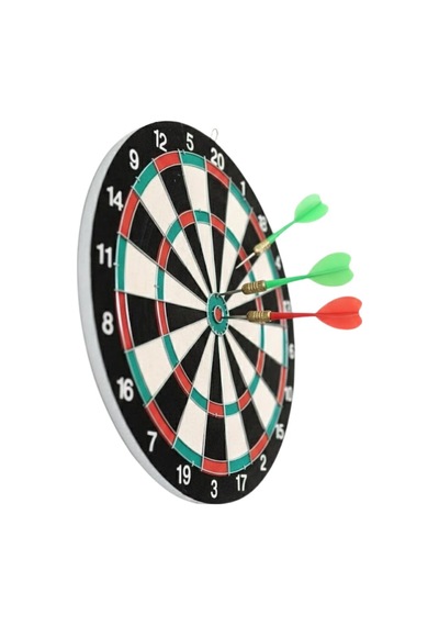 15 İnç Dart Tahtası Seti Dayanıklı Yapı 4 Metal Dart Oku Mh-hs1639-8014