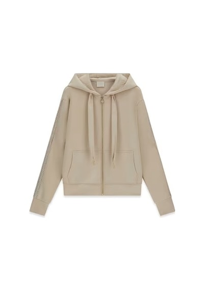 Guess Victoire Scuba Kadın Kapüşonlu Sweatshirt W6bq12k6058 Bej