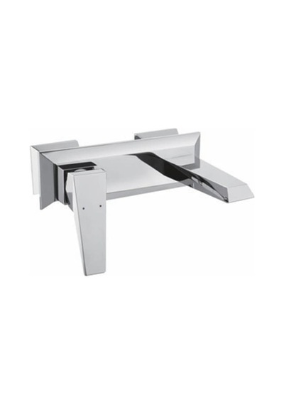 Cerastyle Sharp Banyo Bataryası Paslanmaz Gri