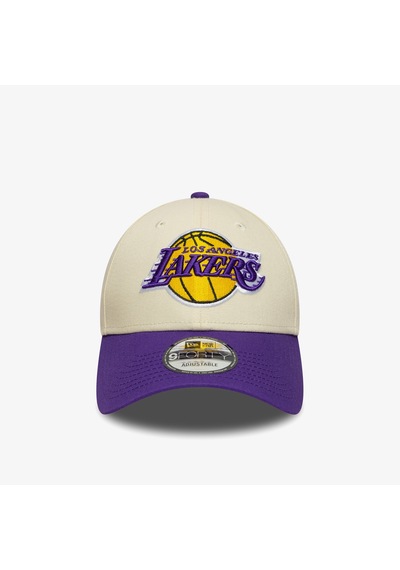New Era Nba Colourblock 9forty Los Angeles Lakers Unisex Bej Şapka 60771881 Bej