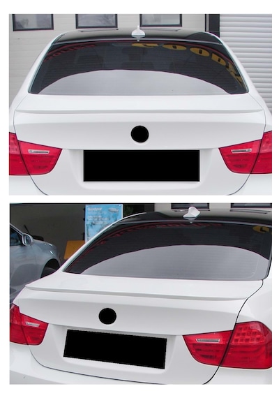Bmw E90 Spoiler Bagaj Üstü İnce Spoyler Spoyler Boyasız Plastik