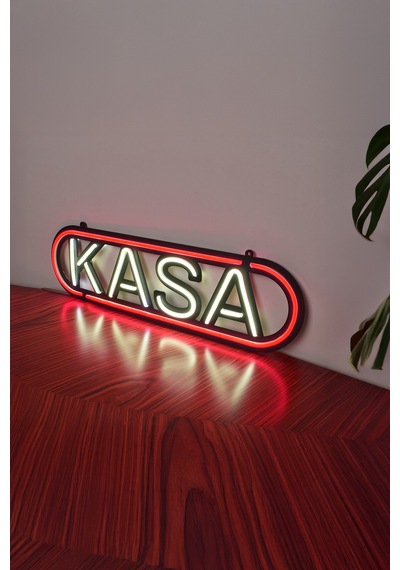 Kasa Neon Led Yazısı