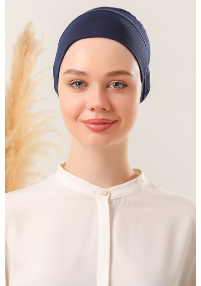 Melodi Scarf Tesettür Silikonlu Kaymaz Bone - Likralı Bağlamalı Bone - Sıkmayan Rahat Nefes Alan Kumaş Lacivert Melodi Scarf Tesettür Silikonlu Kaymaz Bone - Likralı Bağlamalı Bone - Sıkmayan Rahat Nefes Alan Kumaş Lacivert