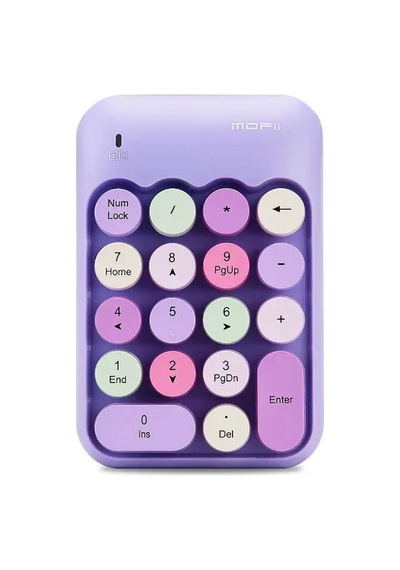 Kablosuz Retro Numpad 18 Tuşlu Numerik Muhasebe Ofis Klavyesi