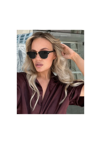 Club Master Güneş Gözlüğü Unisex Uv400 Korumalı Unisex Ae3016 Siyah