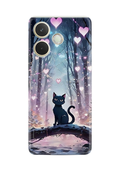 Oppo A5 Pro 5g Kılıf Boutique Baskılı Resimli Love Cats Tree Pcode -050