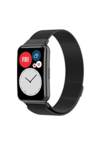 Huawei Watch Fit Uyumlu Krd-01 Metal Zore Kordon-gümüş
