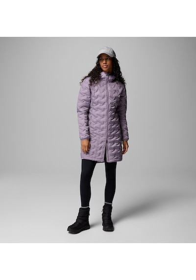 Columbia Wk0440 Delta Ridge Ii Long Down Jacket Kadın Mont-30858 Mor
