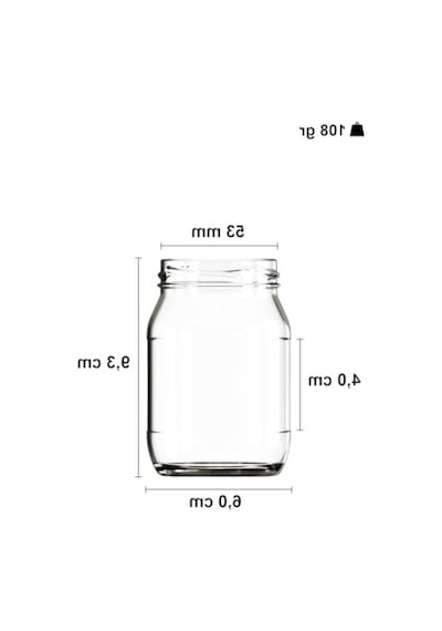 Şeffaf Cam Kavanoz Seti, 6 Adet Metal Kapaklı 190 Ml 2.8 L
