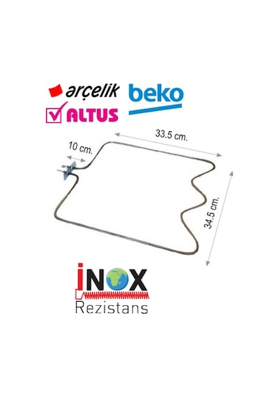 Arçelik-Beko-Altus Uyumlu-Simfer Fırın Rezistansı 220V 1300 W