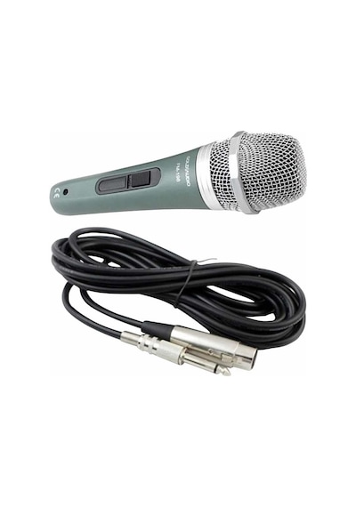 Ayt Gold Audio Fm-198 Kablolu El Mikrofon 6.3 Mm Jack Girişli 5 Metre Kablolu Mikrofon