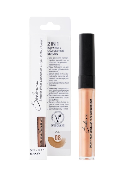 Göz Altı Morluk Ve Torba İçin Serum Ve Kapatıcı 5 Ml- No:8 Cafe