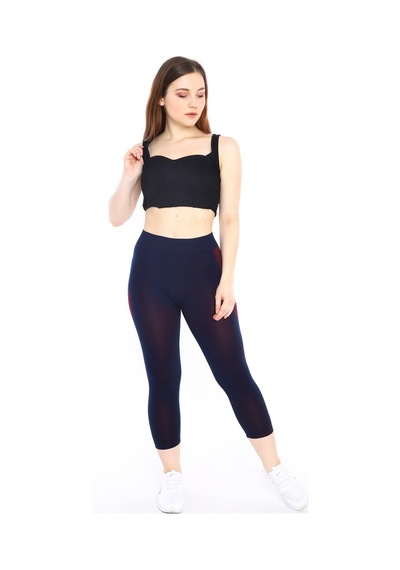 Escetic Kadın Spor Royal Kısa Tayt, Yumuşak Kumaş-4305 - Xs/s