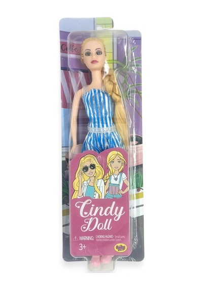 Cindy Doll Prenses Oyuncak Bebek 30 Cm - Mavi