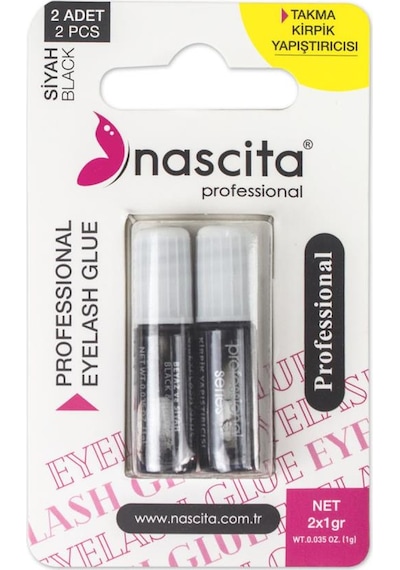 NASCİTA 2 li Kirpik yapıştırıcısı ( siyah )