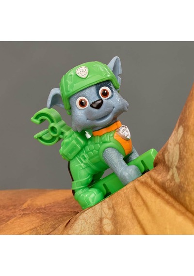 Paw Patrol Dino Filmi Şişme Dinozor Oyuncağı Ve Rocky Aksiyon Fig
