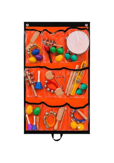 Yuga 9 Gözlü Şeffaf Pvc Cepli Çok Amaçlı Duvar Organizeri Ve Taşıma Çantası 49x84 Cm