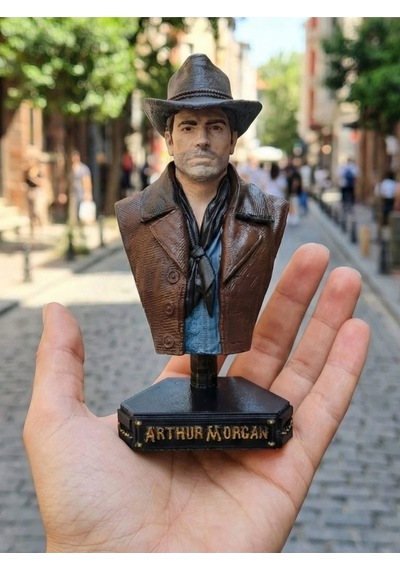 Eselya3d Arthur Morgan Figür-rdr2-red Dead Redemption 2-playstation-biblo-hediye-15cm-fanart