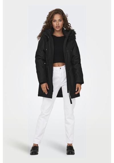 Only Bayan Parka 15304625 Siyah-siyah Siyah-siyah Siyah