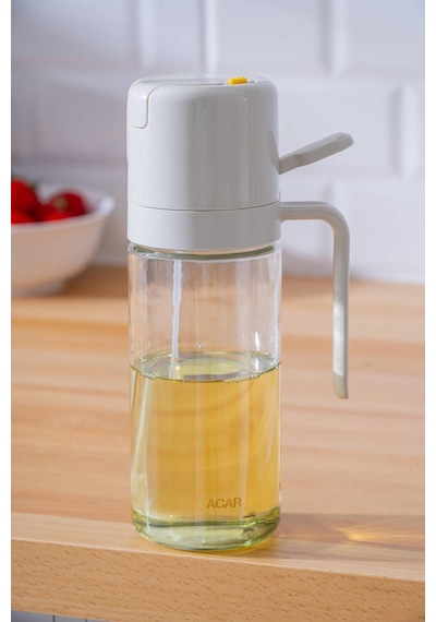 Acar Harlow Çift Fonksiyonlu Cam Yağdanlık - 550 Ml
