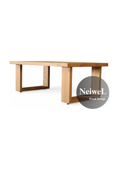 Neiwel Nain Doğal Ahşap Sehpa-70-200 Açık Ceviz Neiwel Nain Doğal Ahşap Sehpa-70-200 Açık Ceviz