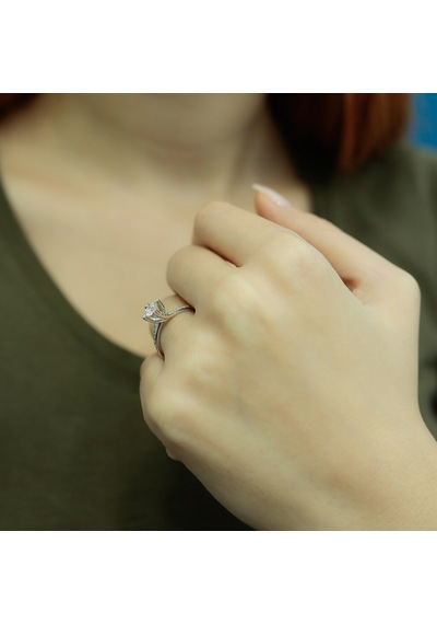 Lova Toplam 0,50 Karat Pırlanta Tektaş Yüzük - 1070051
