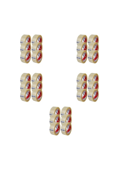 Ve-ge Bant Şeffaf Koli Bandı / 45 Mm X 100 Metre / 6'lı 5 Paket - 30 Rulo 30