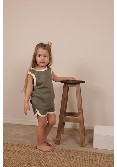 Ohlalakoala Haki Unisex Atlet Şort Takım