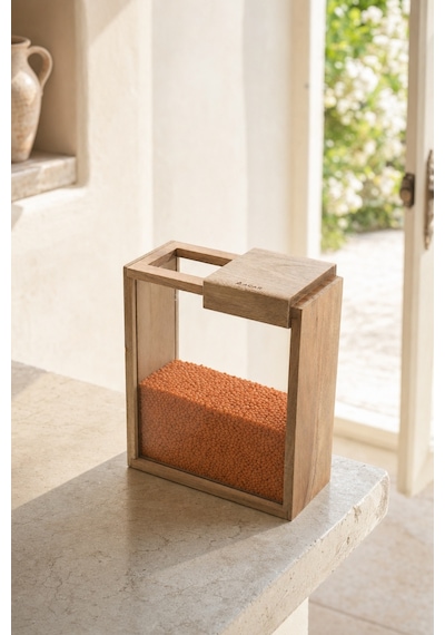 Purewood Sürgülü Kapaklı Cam Kavanoz - 1700 Ml Renkli