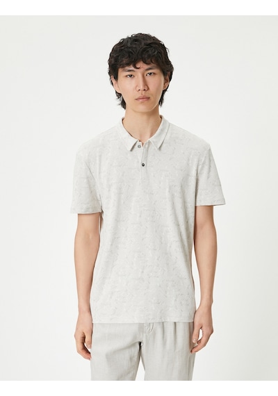 Koton Polo Yaka Tişört Slim Fit Düğmeli Dokulu Kısa Kollu Gri Melange Desenli 4sam10212mk Gri Melanj Koton Polo Yaka Tişört Slim Fit Düğmeli Dokulu Kısa Kollu Gri Melange Desenli 4sam10212mk Gri Melanj