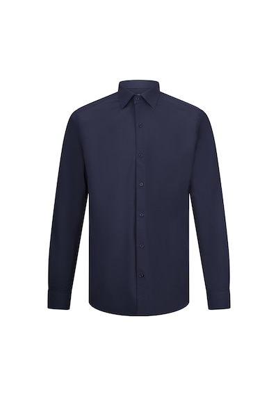 Hatemoğlu Lacivert Comfort Fit Slim Yaka Uzun Kollu Gömlek Lacivert