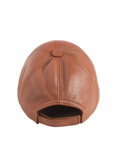 Tezzgelsin Unisex %100 Deri Arkadan Ayarlanabilir Baseball Kep Şapka Bakır